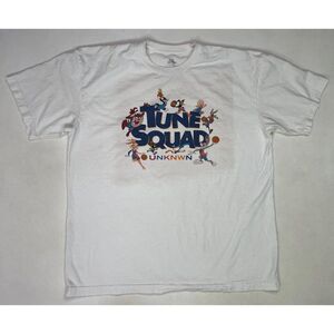 UNKNWN Space Jam A New Legacy Tune Squad Movie Graphic T-shirt Men XL White